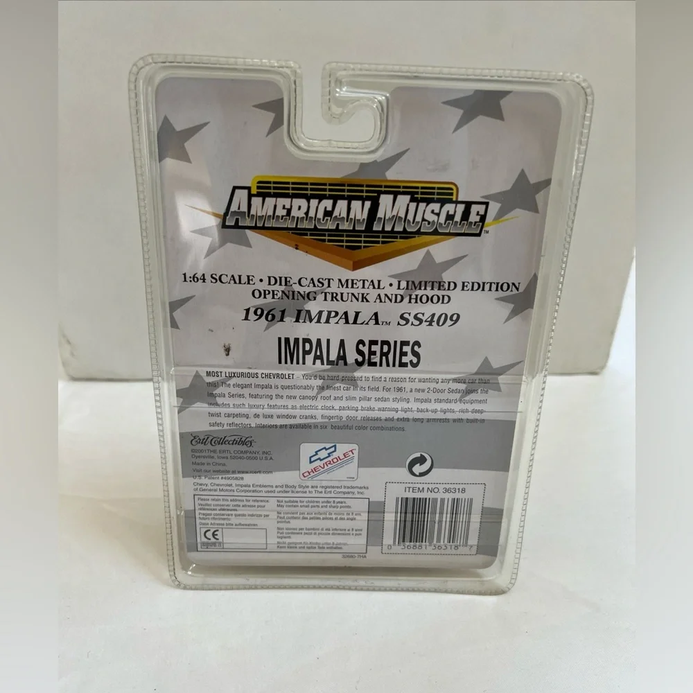 NEW Ertl 1958 Plymouth Belvedere American Muscle Car Die-Cast Metal Limited Ed